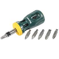 Отвертка реверсивная с битами Kraftool BIT LOCK, 12-в-1  картинка